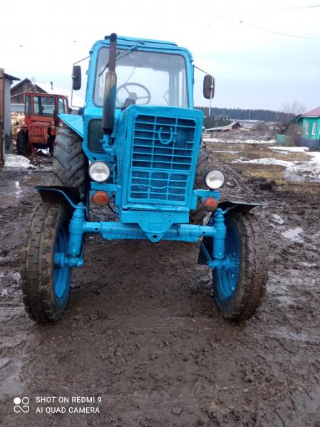 Продам трактор МТЗ 80Л 1990г.в. антифриз,подогрев, стартёр АКБ есть доставка.